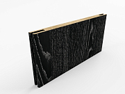 Доборный элемент 100 телескопический CPL TL 10х100х2070 черное дерево 